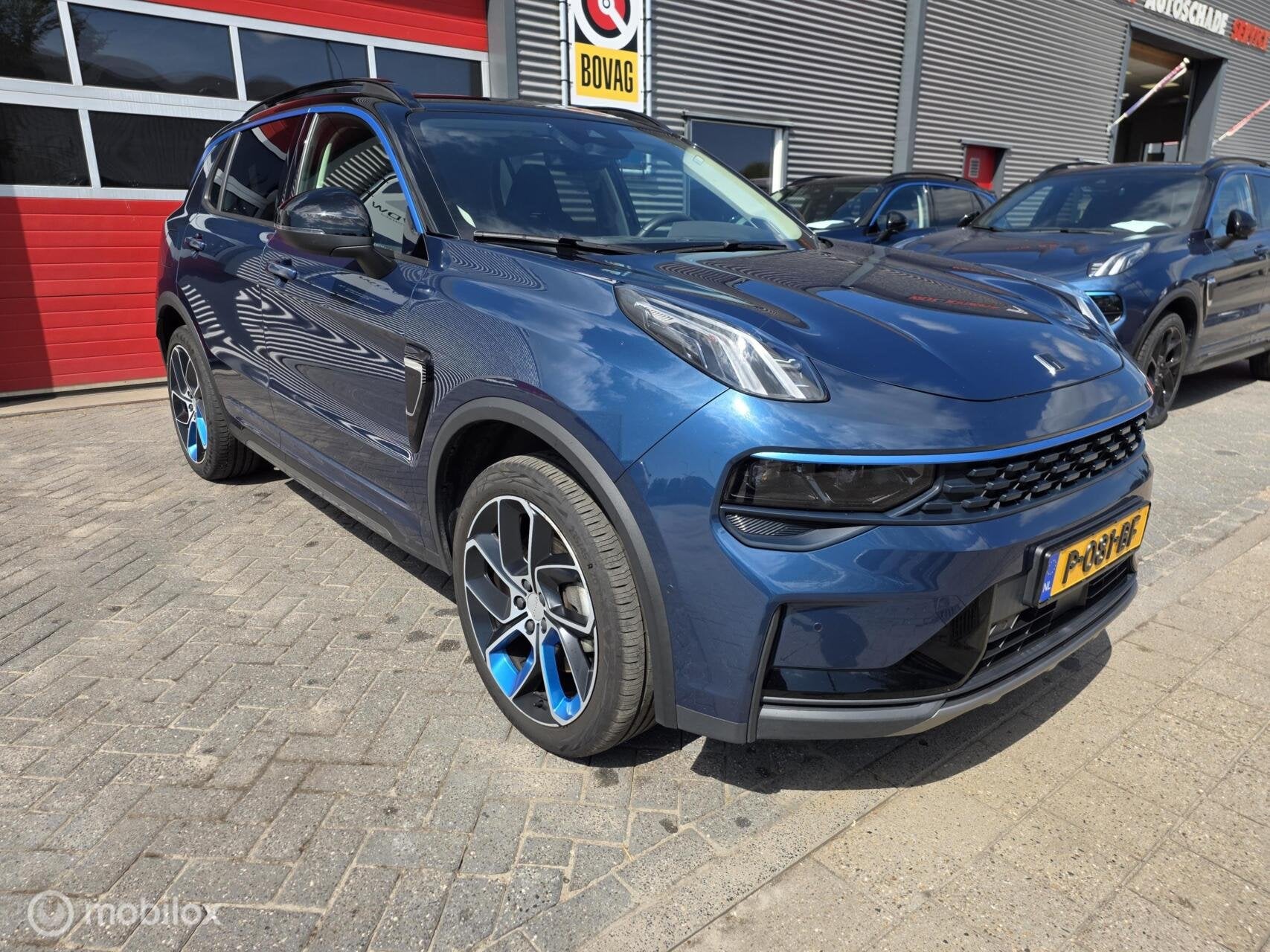 Lynk & Co 01 - 1.5 261PK Plug-in Hybrid, Pano, Camera , Appl, 1800 kg, Euro 6, Blauw, 120 €/maand