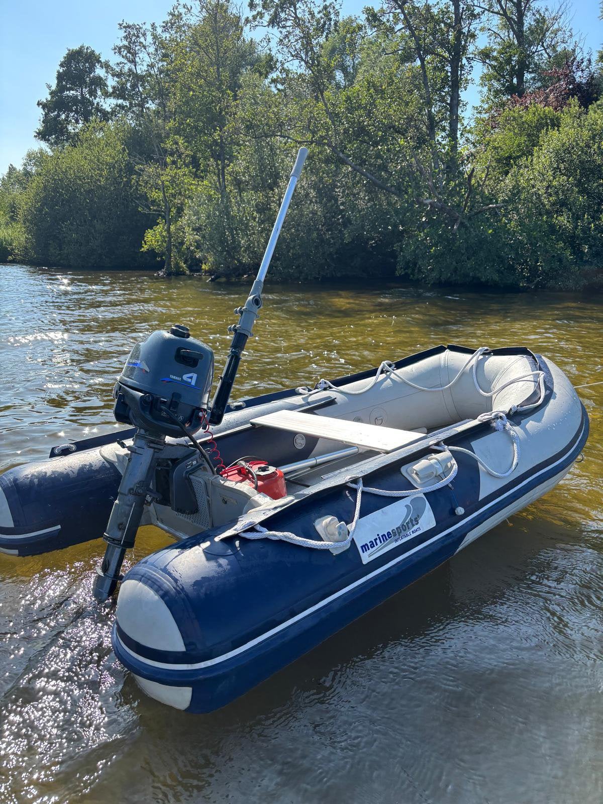 Rubberboot zonder motor, Watersport en Boten, Kano's, Ophalen, Opblaasbaar, Overige typen, Twee personen