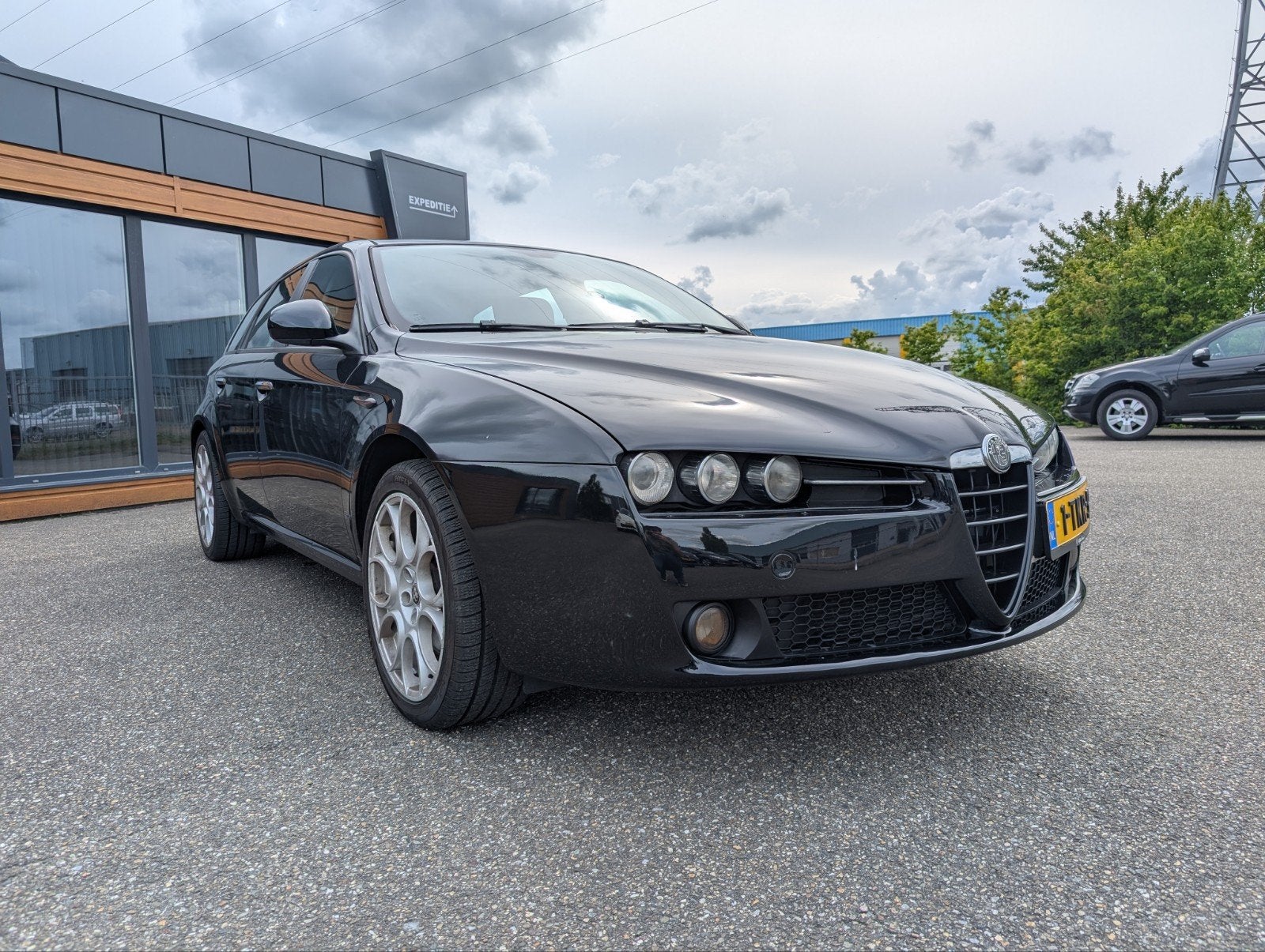 Alfa Romeo 159 2.2 JTS SW 2006 Zwart, Zeer netjes!, Auto's, Alfa Romeo, Bedrijf, Benzine, D, Stationwagon, Handgeschakeld, Geïmporteerd