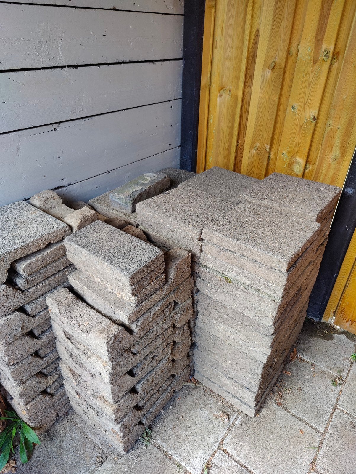 Gratis gebruikte terrastegels, Ophalen, Overige materialen, Gebruikt, 10 m² of meer