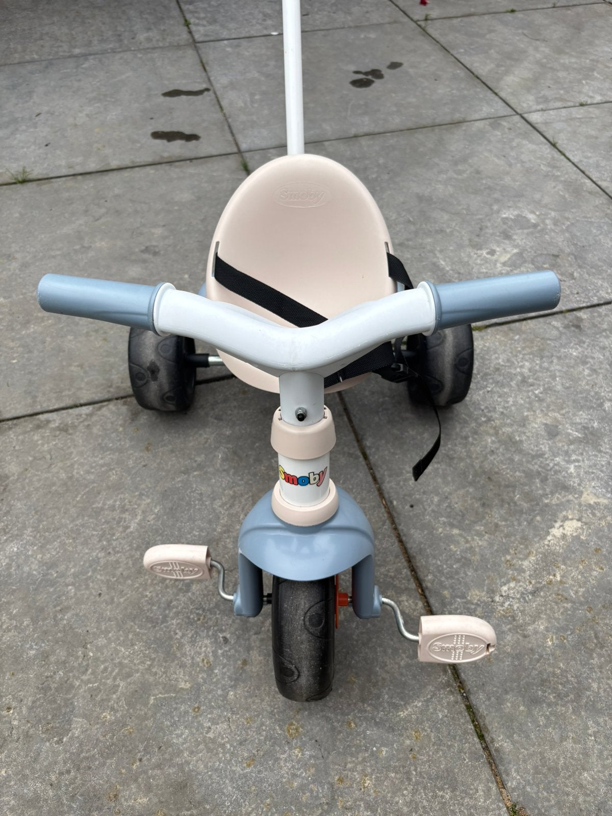 Smoby driewieler, Fietsen en Brommers, Ophalen, Zo goed als nieuw, Duwstang