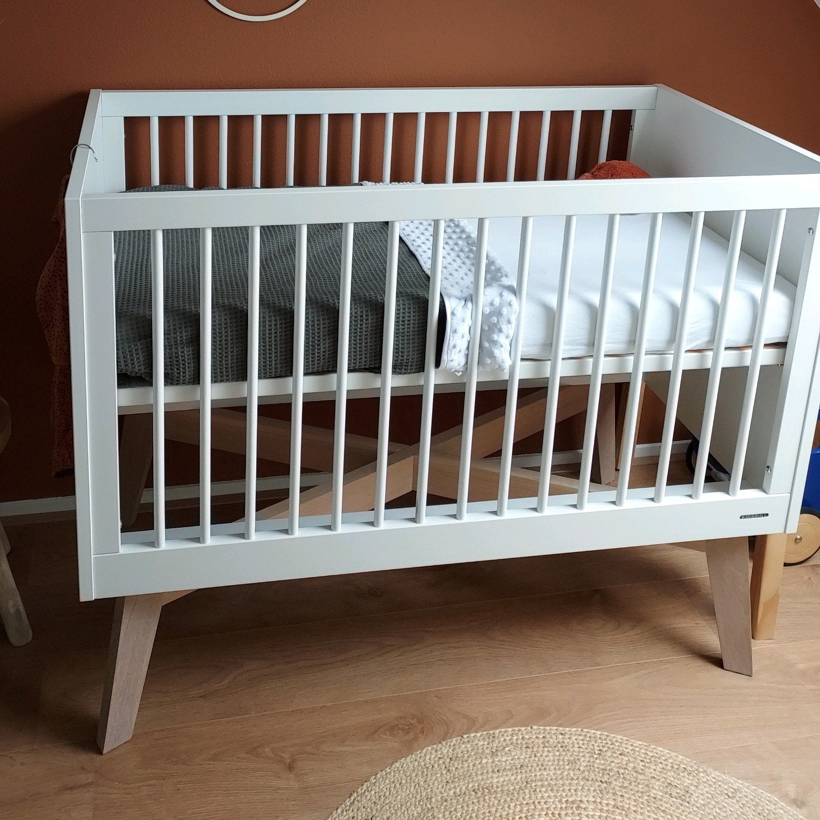 Kidsmill sixties ledikant peuterbed matras, Ophalen