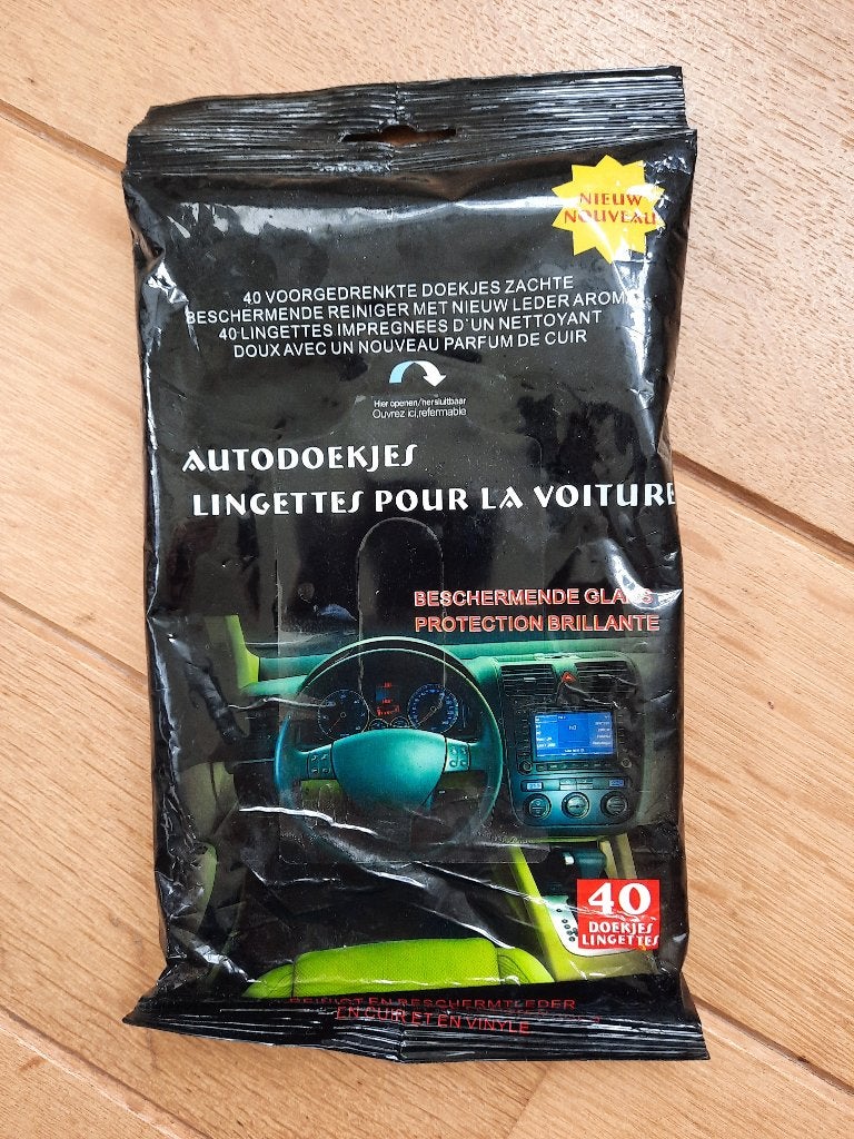 Autodoekjes met leder aroma - nieuw -, Ophalen of Verzenden