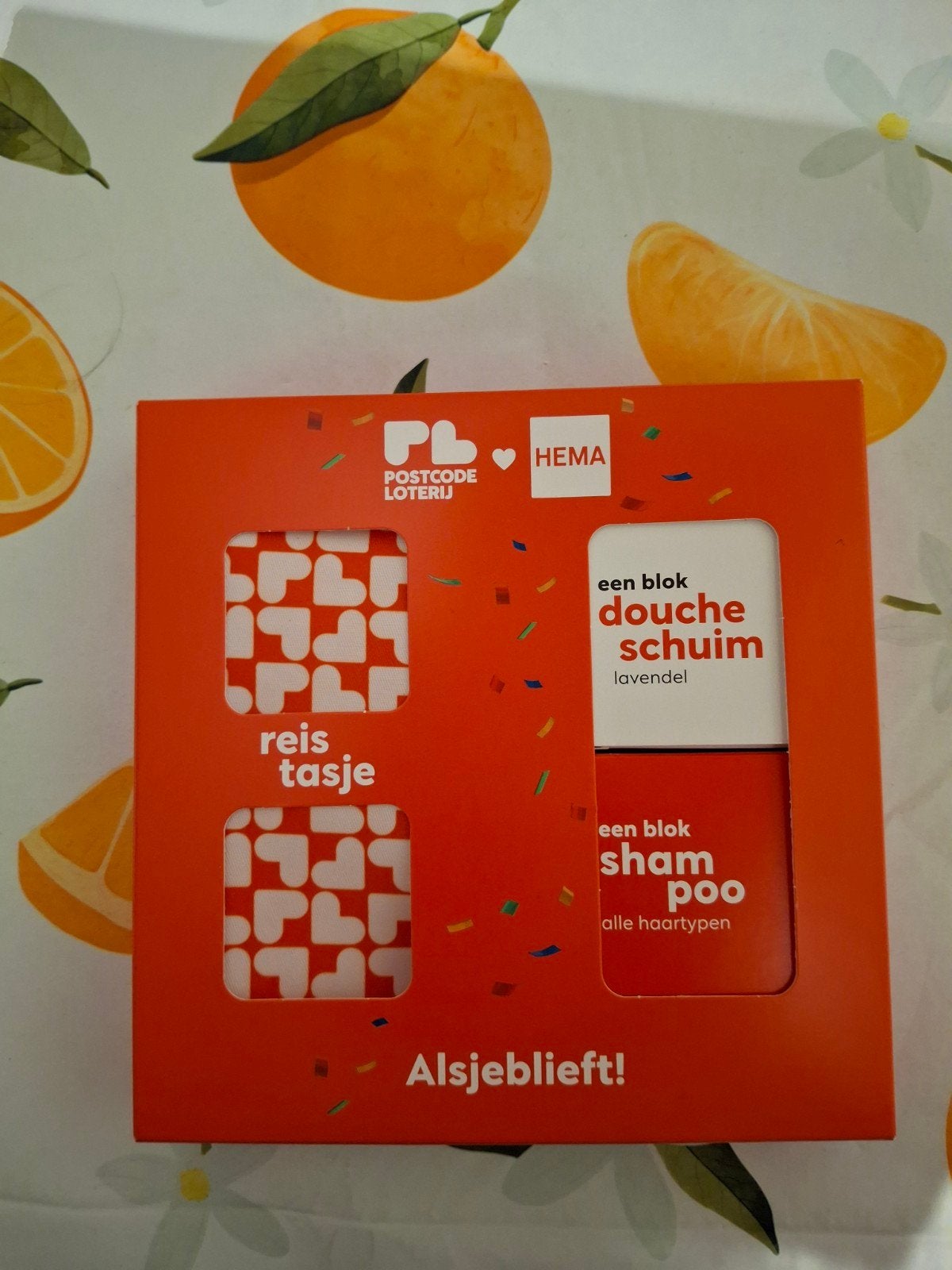 Hema shampoo doucheschuim blokken met reistasje, Ophalen of Verzenden, Nieuw, Shampoo of Conditioner
