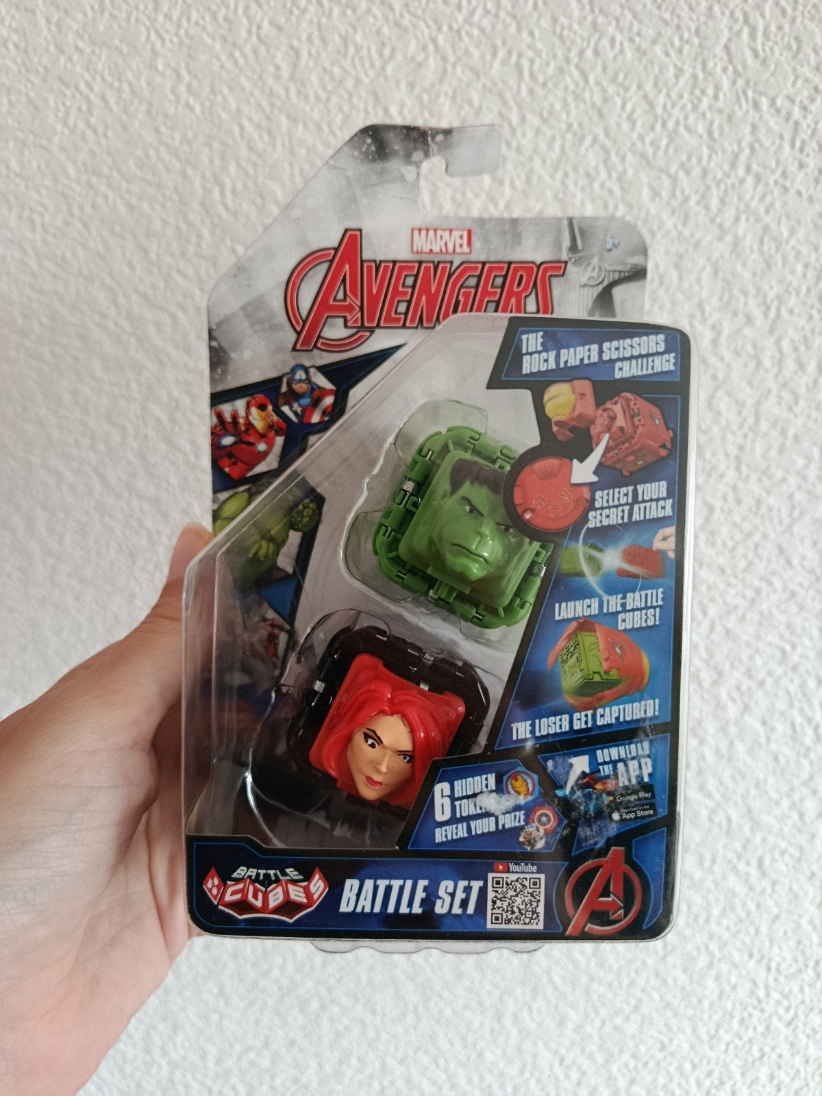 Marvel Avengers Battle Cubes Set: Hulk vs. Black Widow, Ophalen of Verzenden, Nieuw
