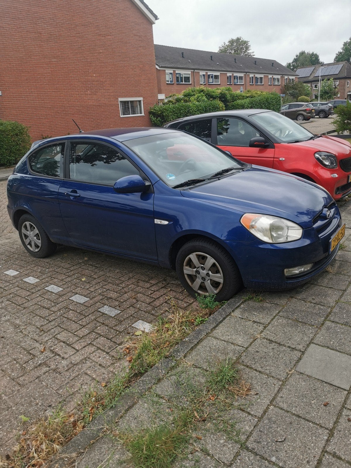Hyundai Accent 1.4 3DRS 2007 Blauw, Voorwielaandrijving, 4 cilinders, Blauw, 1055 kg