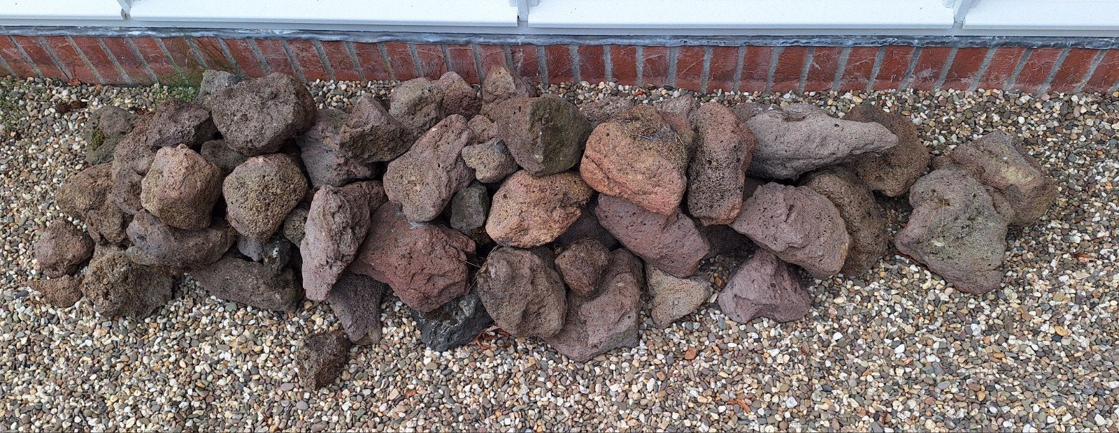 Lavastenen vijverstenen voor tuin, vijver of decoratie, Ophalen, Gebruikt, Bruin, Kei