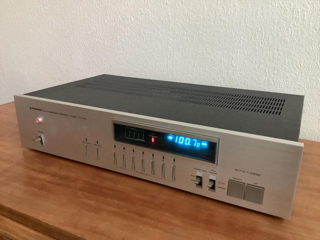 Pioneer tuner- TX-710 blue line (lees de tekst svp.), Audio, Tv en Foto, Tuners, Ophalen of Verzenden, Gebruikt