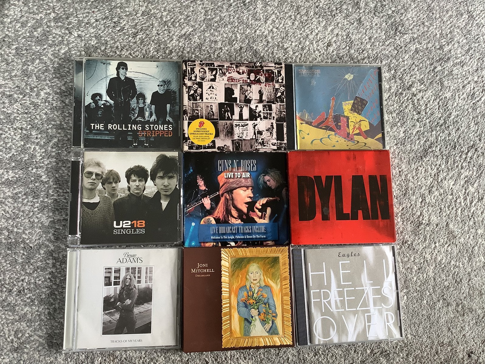Cd’s u2 rolling stones enz. zie foto’s, Ophalen, Zo goed als nieuw