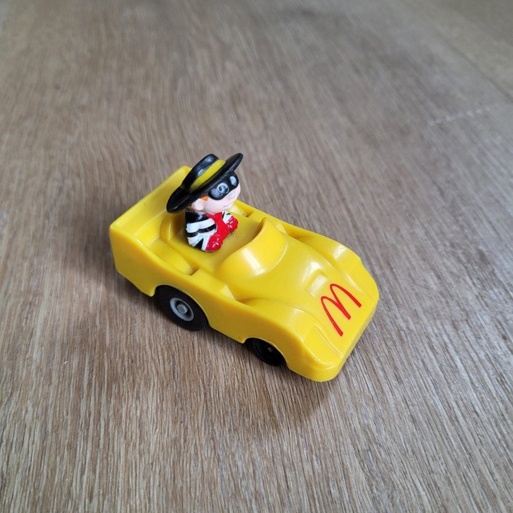 Vintage McDonald’s Hamburglar Turbo Macs raceauto 1988, Verzamelen, Ophalen of Verzenden, Gebruikt