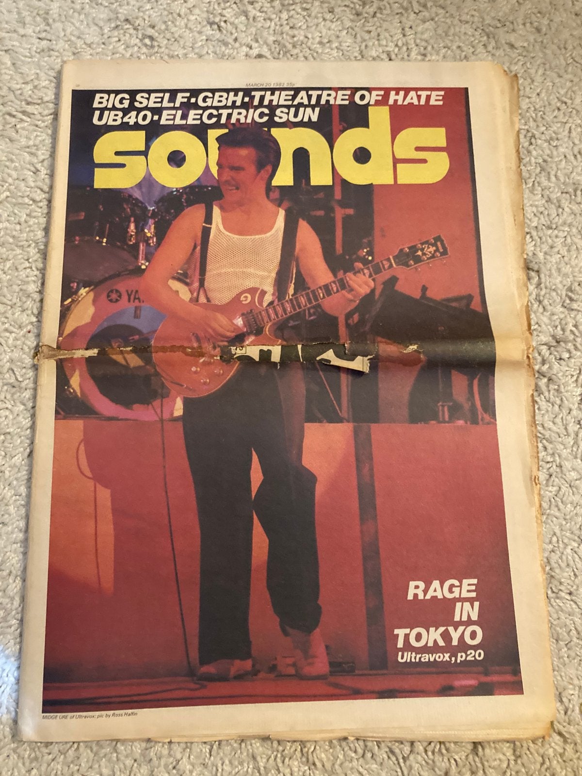 SOUNDS 1982 GBH Electric Sun UB40 PASSIONS Big Self, Boeken, Ophalen of Verzenden, Gelezen, Muziek, Film of Tv
