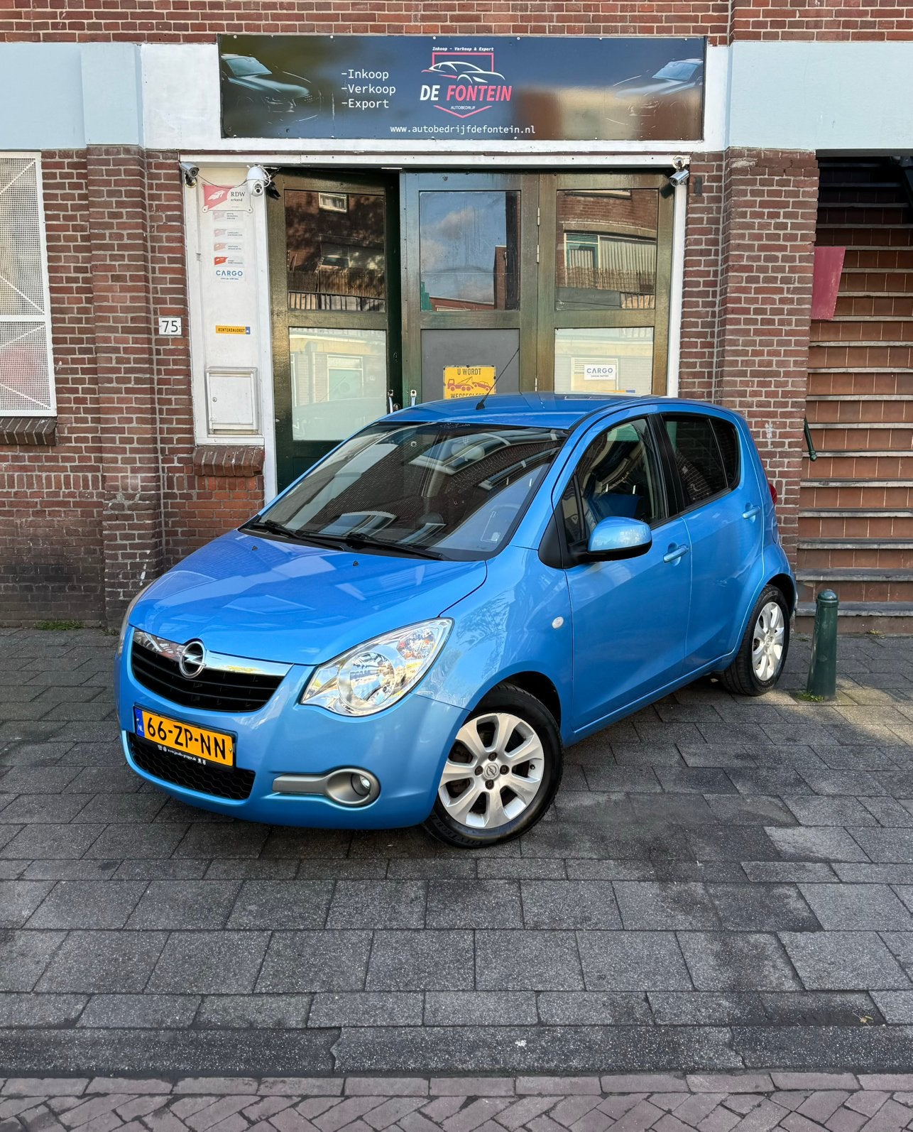 Opel Agila 1.2 16V 2008 Airco/Nieuwe APK/Elektr Ramen, Voorwielaandrijving, Stof, 40 €/maand, 4 cilinders