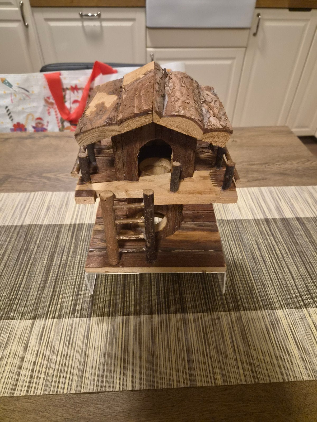 Grote hamster accessoire bundel - houten huisjes, rad, etc., Ophalen, Loopwiel of Rad