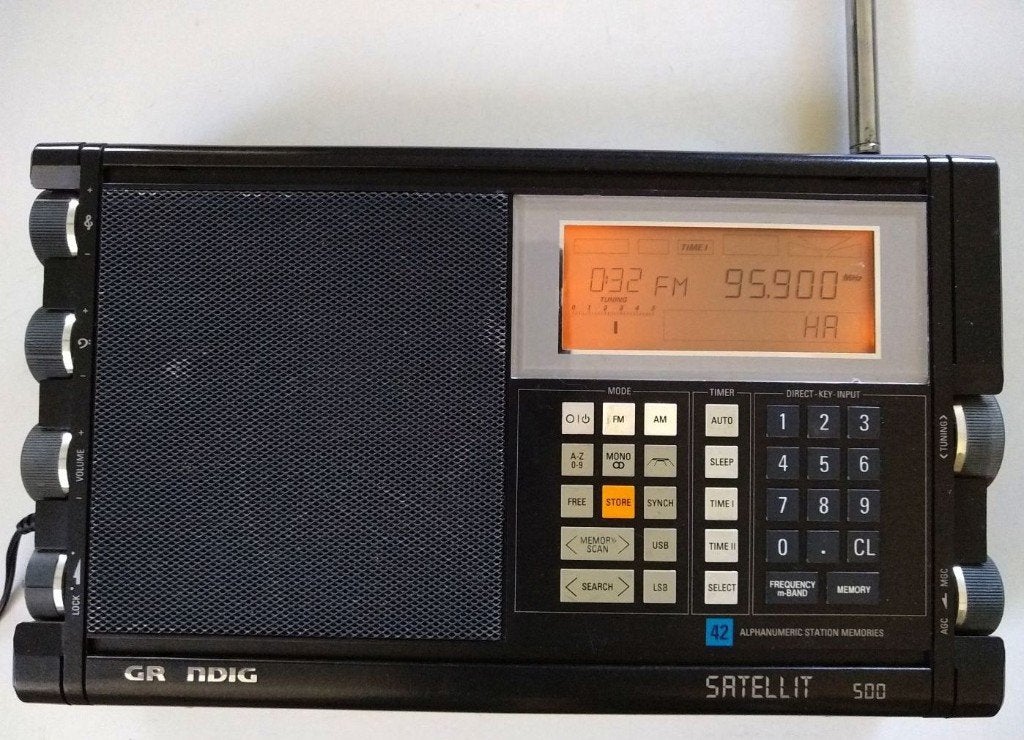 Wereldontvanger Grundig Satellit 500, Ophalen of Verzenden, Gebruikt, Ontvanger