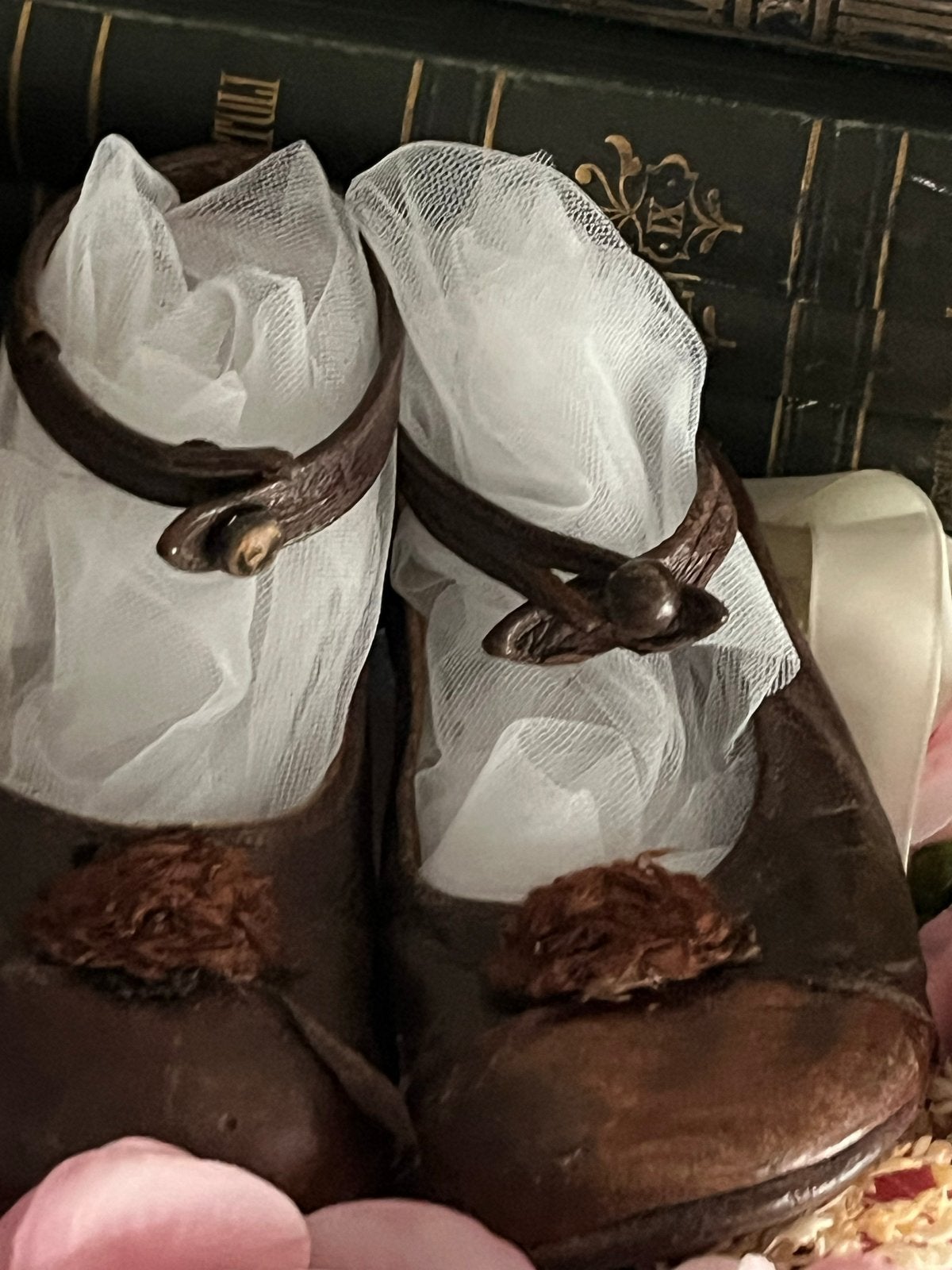 Antieke kinderschoentjes - Charmante decoratie, Ophalen of Verzenden, Kinderen
