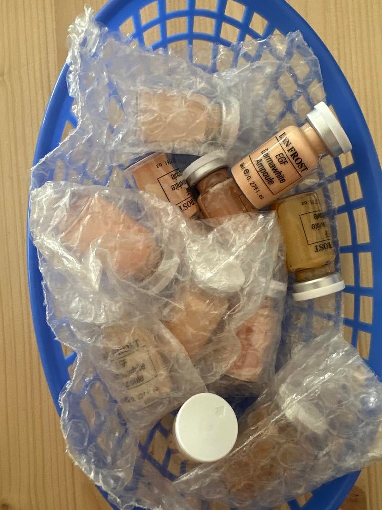 LAN FROST EGF Dermawhite Ampoule - Huidverzorging, Ophalen of Verzenden, Nieuw, Gehele gezicht, Verzorging
