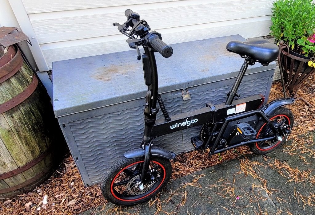 Windgoo elektrische vouwfiets, Fietsen en Brommers, Ophalen, Totaal opvouwbaar, Schijfrem, 14 tot 16 inch
