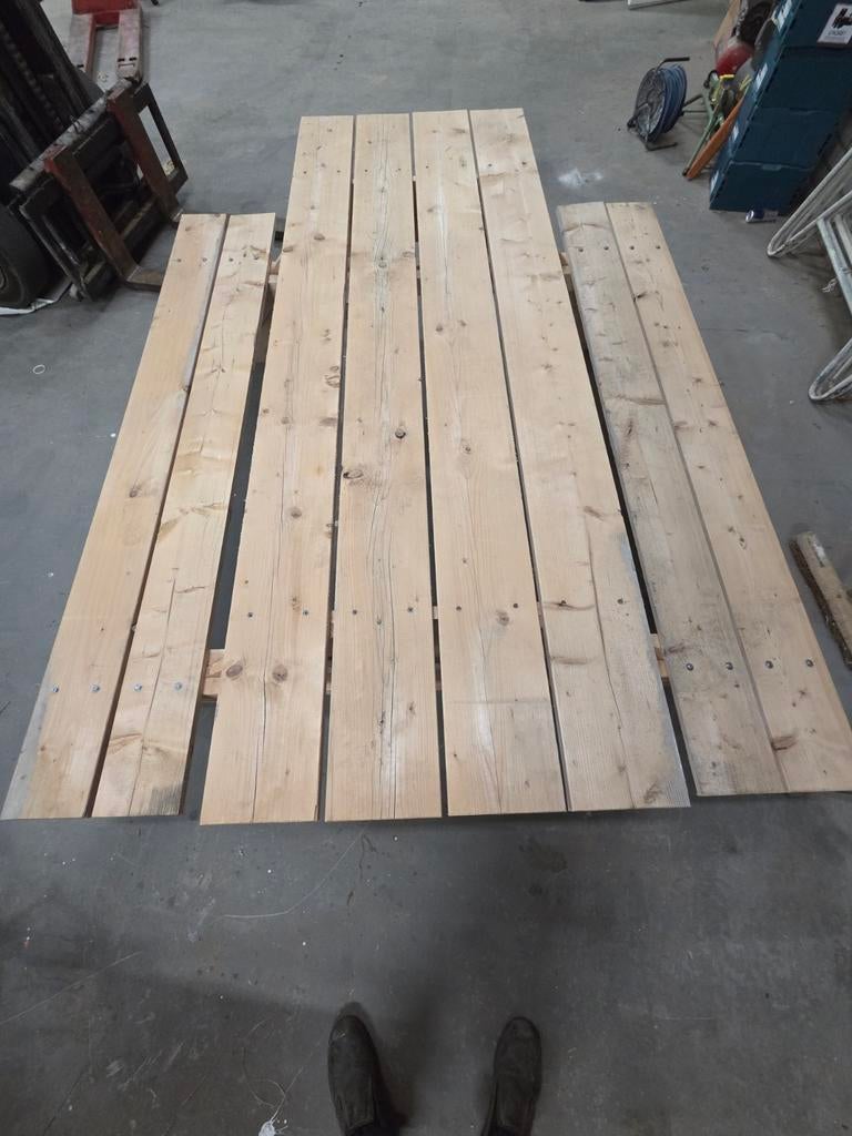 Piknick tafel, Ophalen, Nieuw, Minder dan 180 cm, Planken