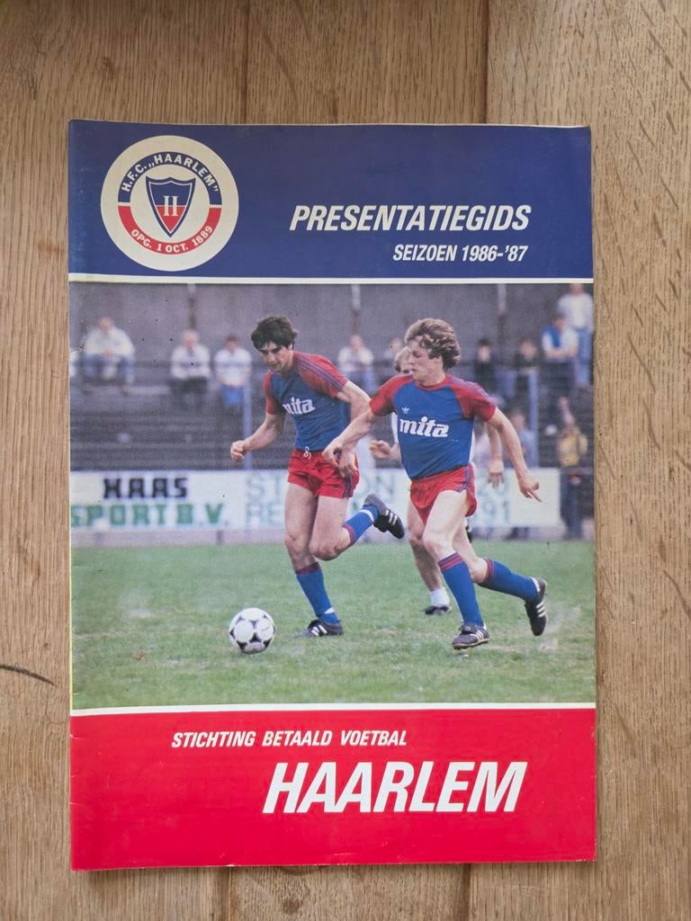HFC Haarlem presentatiegids 86/87, Ophalen of Verzenden