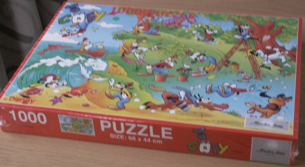 Goovy puzzel 1000 stukjes nieuw nog gesealed Disney, Ophalen of Verzenden, 500 t/m 1500 stukjes, Nieuw