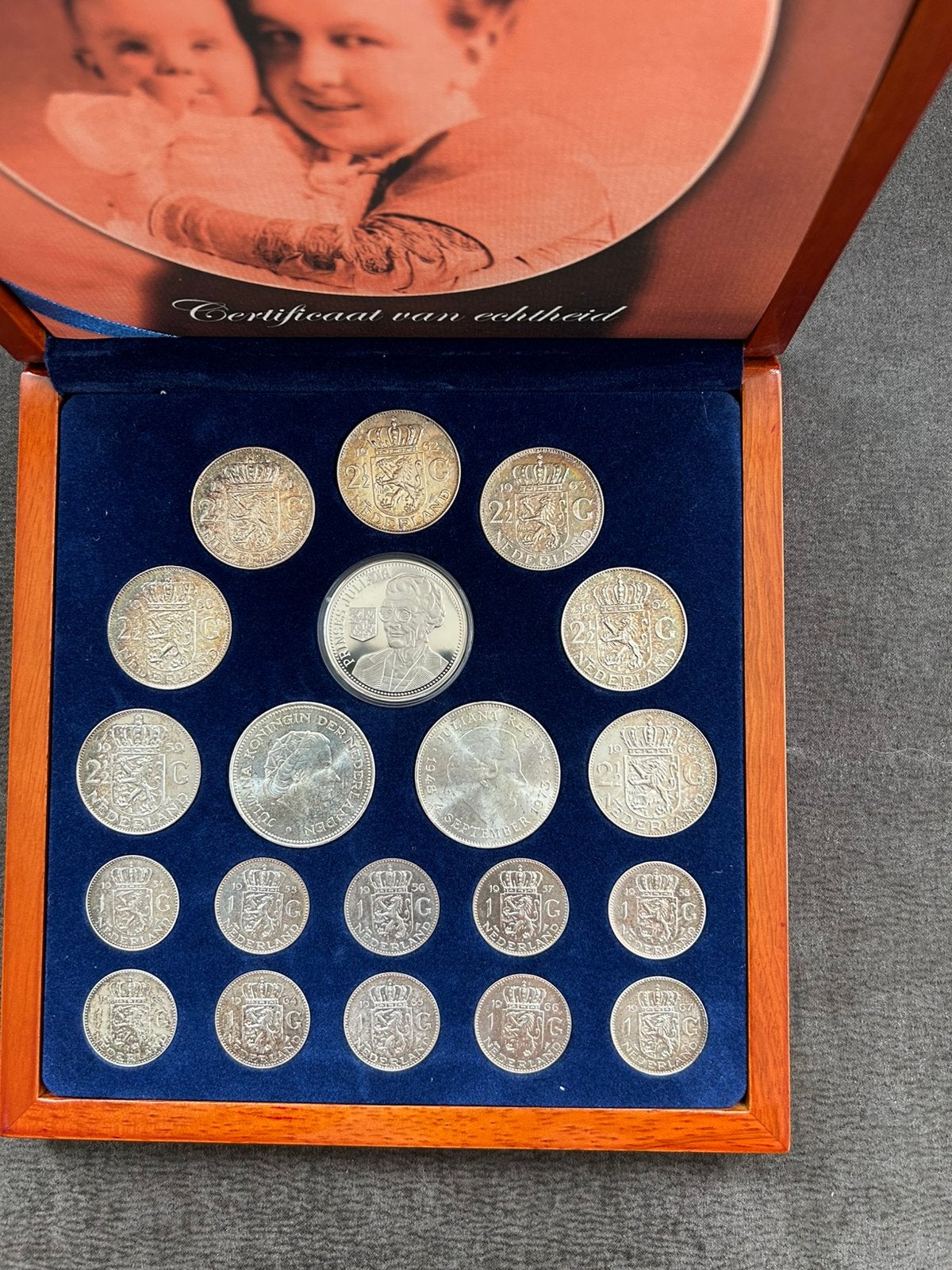 Zilverschat Juliana, Ophalen, Koningin Juliana, Setje, Zilver