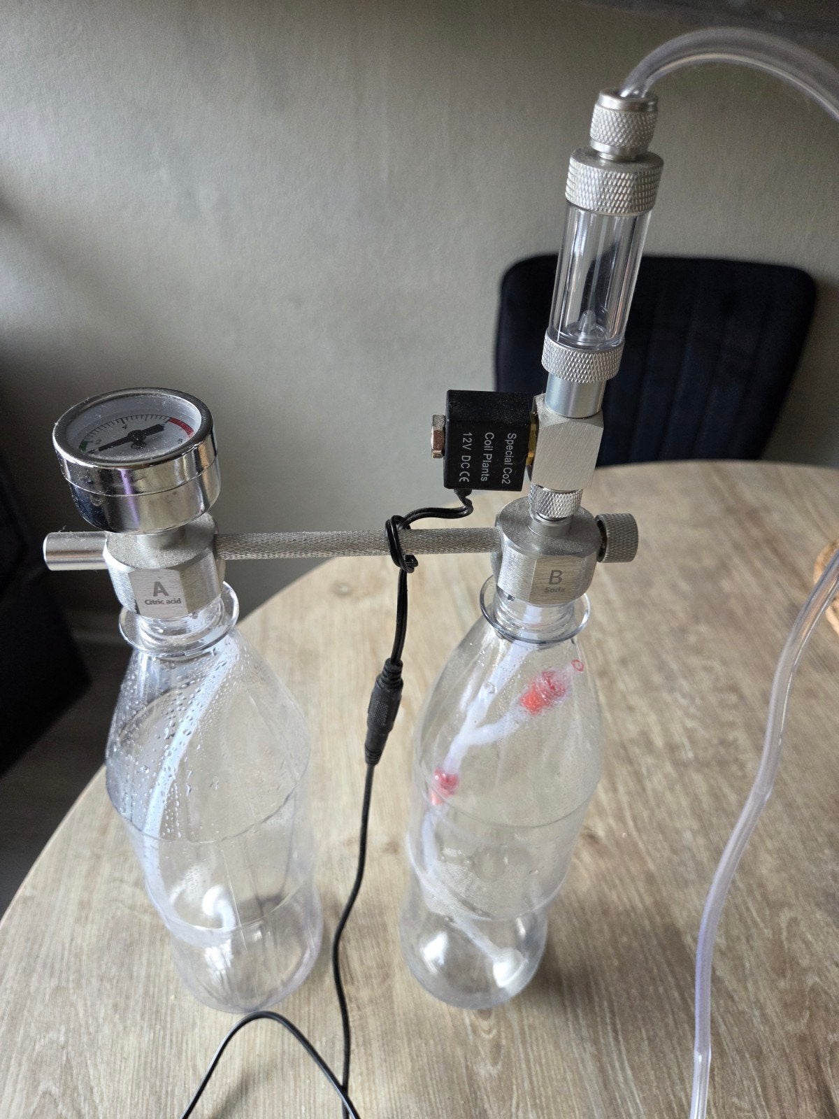 Co2 set met magneetklep. bellen teller. regelbaar DIY set, Dieren en Toebehoren, Ophalen of Verzenden