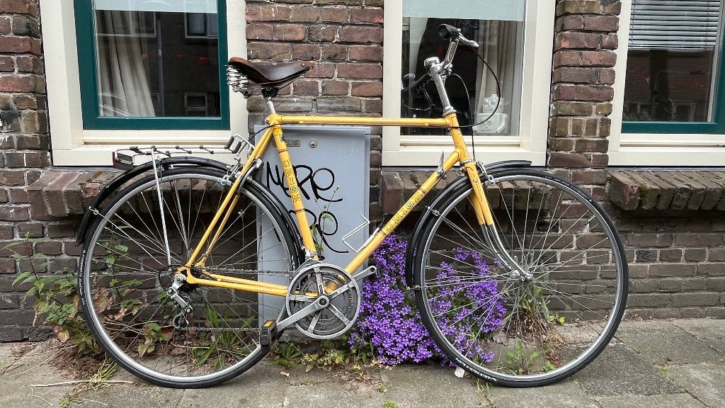vintage 70'/80' Union sport-toerfiets mosterdgeel, Fietsen en Brommers, Fietsen | Oldtimers, 59 cm of meer, Jaren '60 of nieuwer