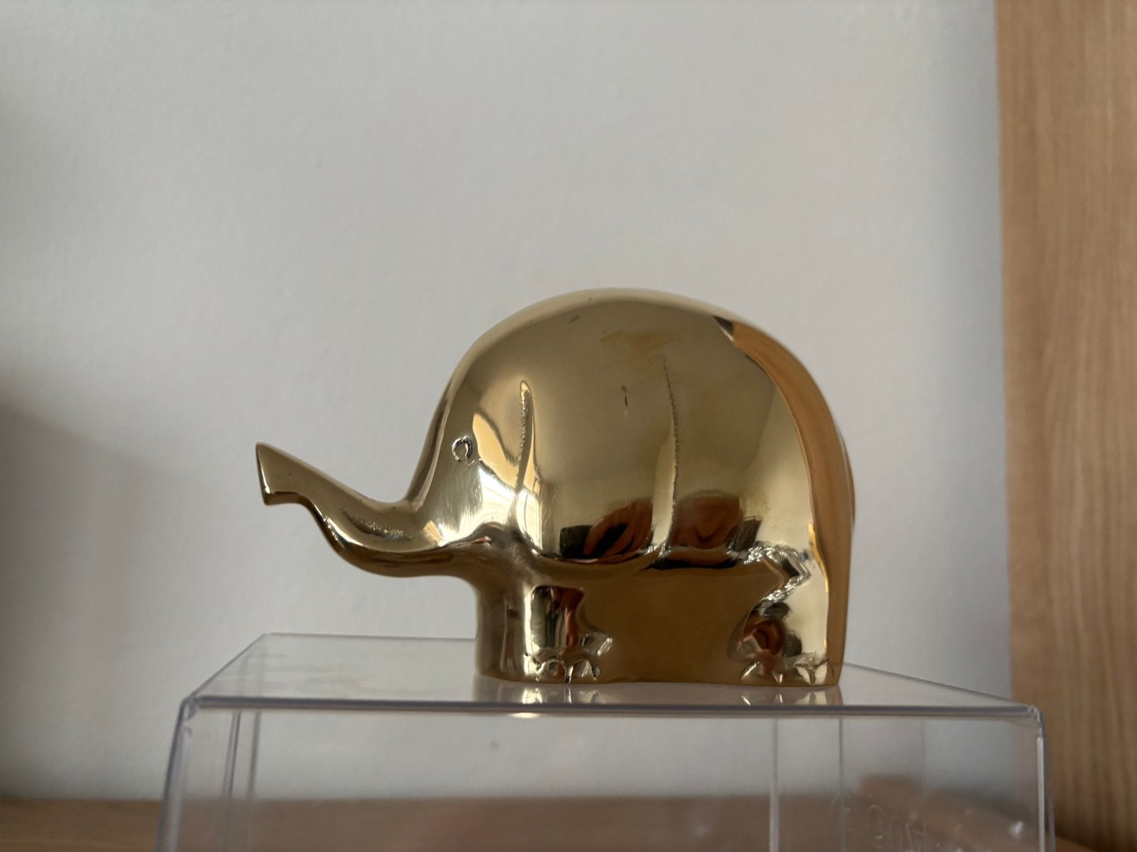 olifant messing spaarpot vintage brass retro 60s dier, Ophalen of Verzenden, Huis en Inrichting