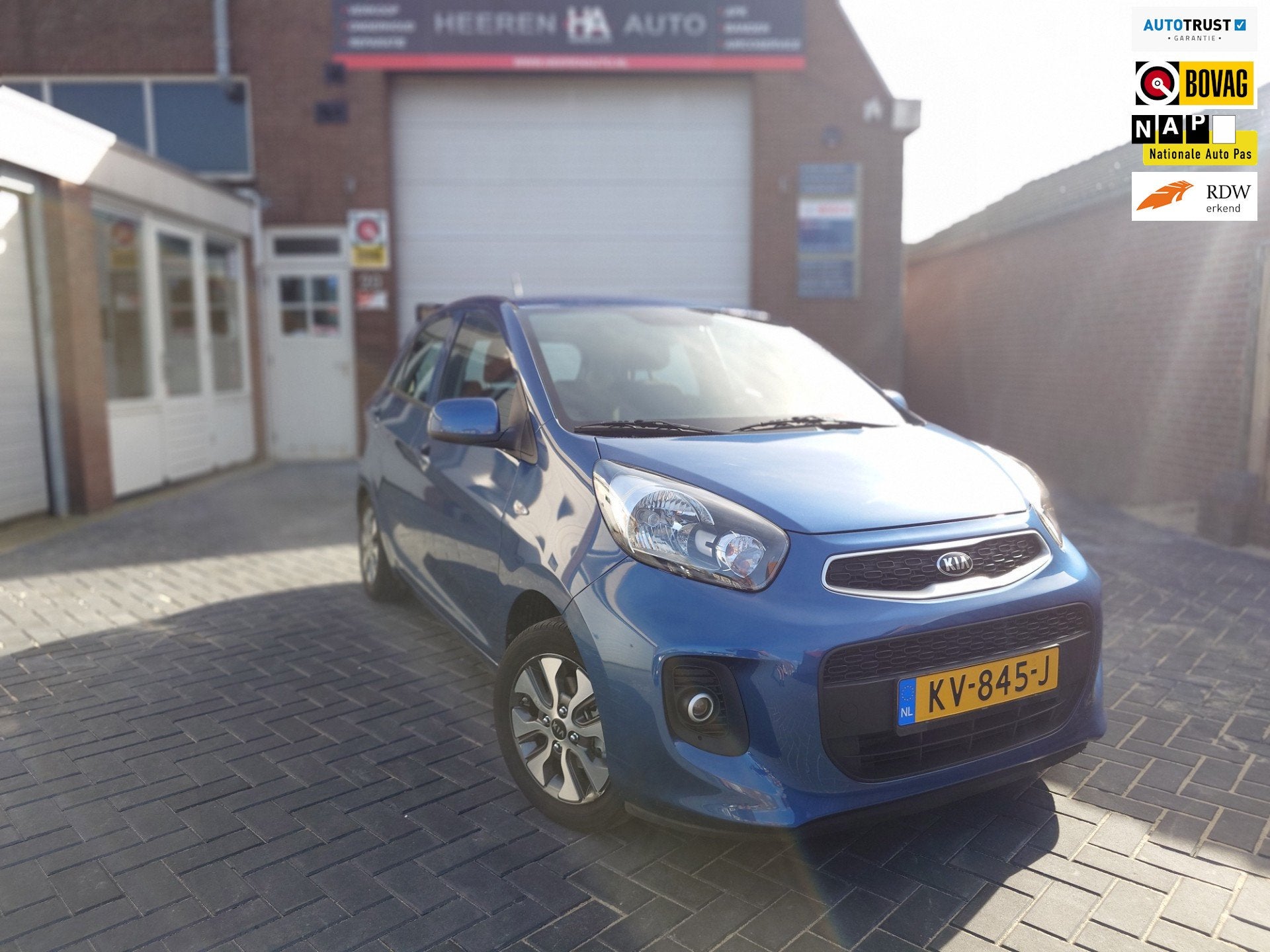 Kia Picanto 1.0 CVVT EconomyPlusLine Dealer onderhouden, Air, Auto's, Dealer onderhouden, Stof, Handgeschakeld, Nieuw