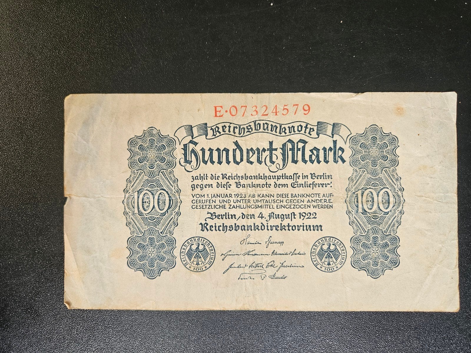Duitsland pick 75 1922, Ophalen of Verzenden, Duitsland, Los biljet