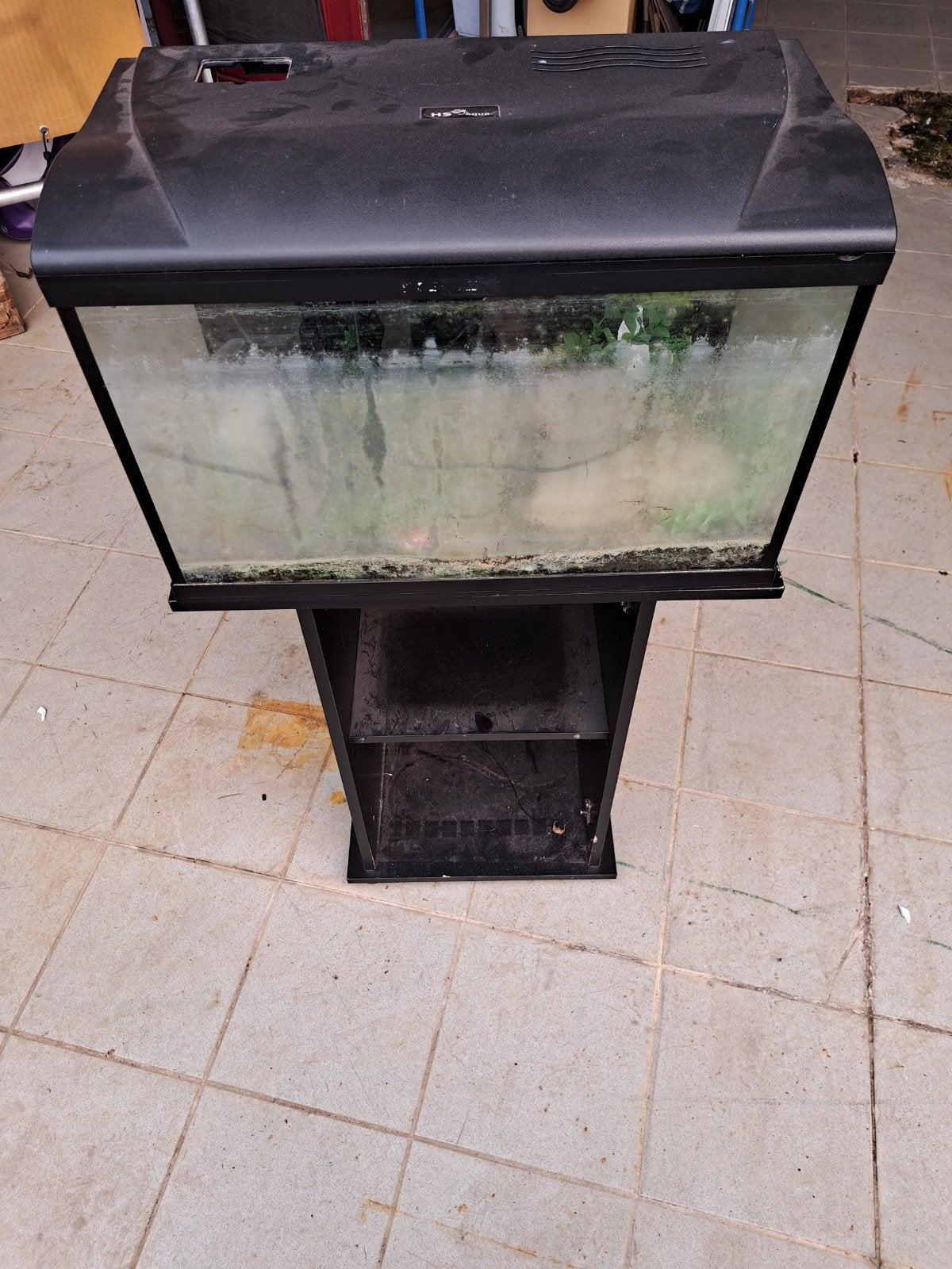 HS aqua Aquarium Maat: 59x31x39 cm, Dieren en Toebehoren, Vissen | Aquaria en Toebehoren, Ophalen, Gebruikt, Leeg aquarium