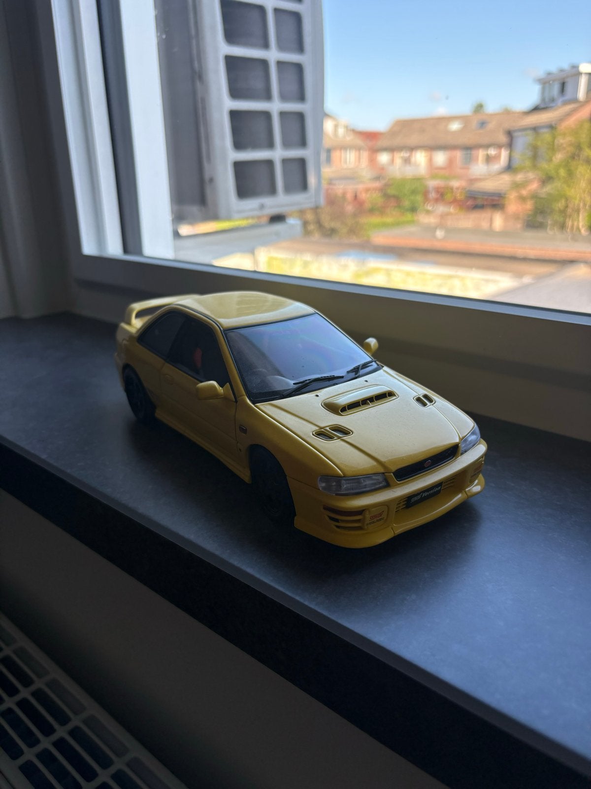 Subaru Impreza wrx AutoArt  1:18, Ophalen of Verzenden, Gebruikt, Auto, Autoart