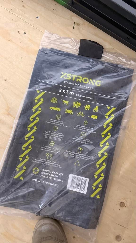 25x XSTRONG Dekzeil 2x3m - Nieuw in verpakking, Ophalen of Verzenden, Zo goed als nieuw, 15 m² of meer, Zeil