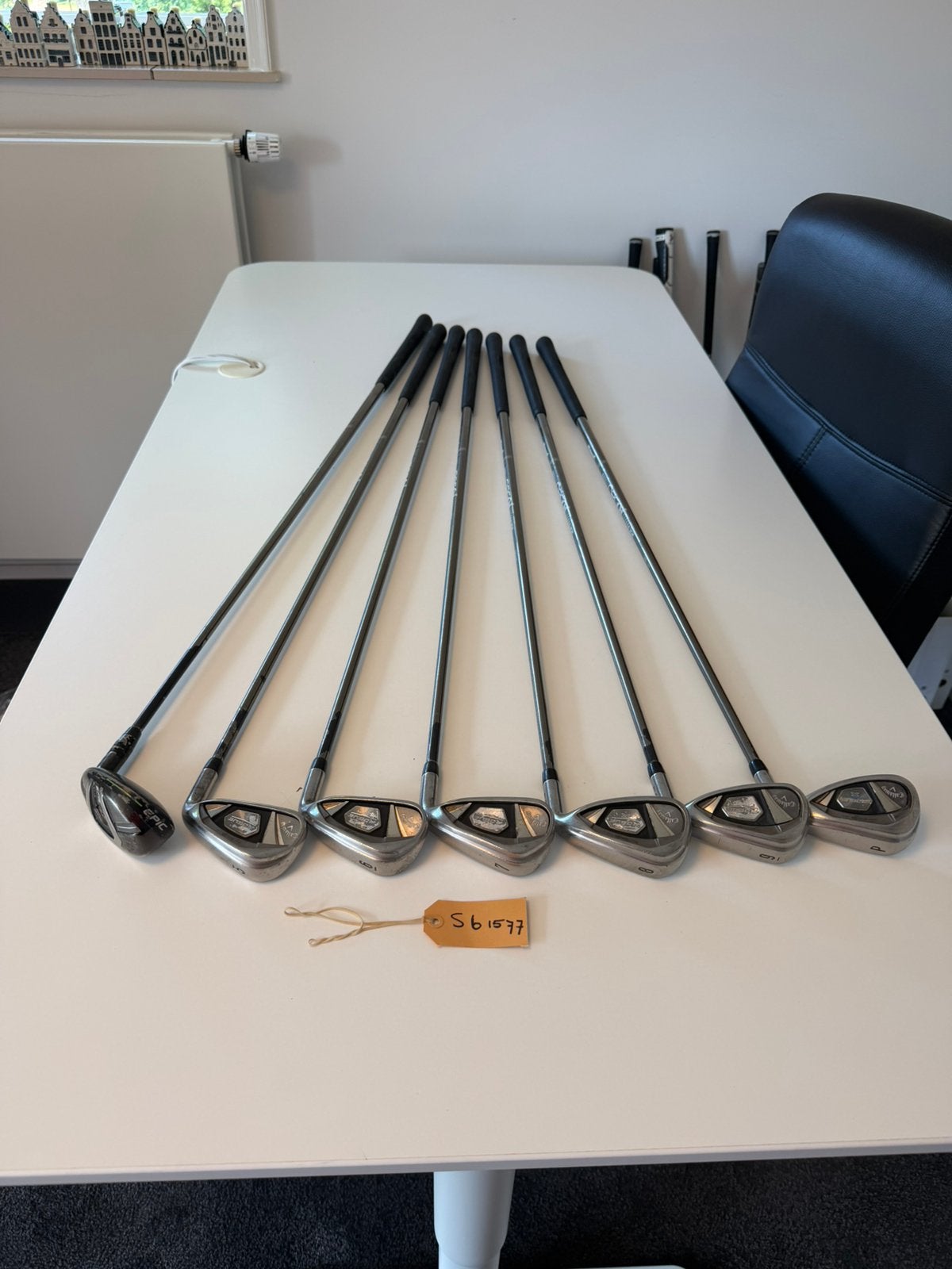 Callaway rogue beginnerset - A flex - Testen ok! 6S1577, Sport en Fitness, Golf, Gebruikt, -, Ophalen of Verzenden, Club