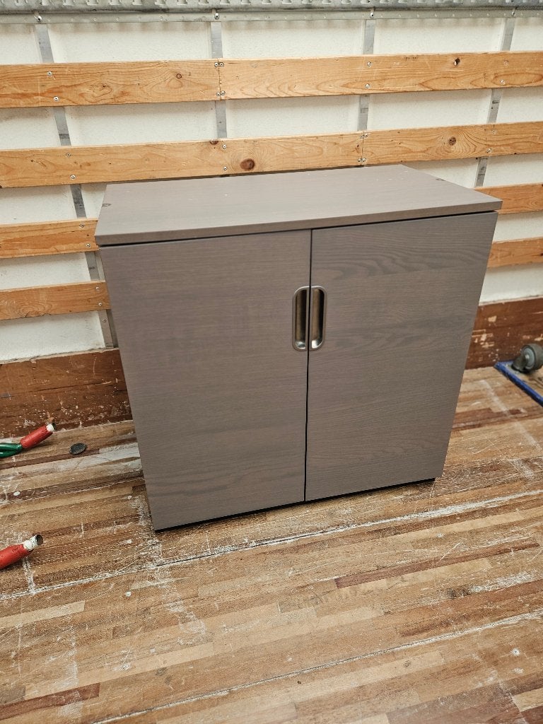 Mooie kantoorset van IKEA (Bureau 120x80 + Kast), Ophalen, Zo goed als nieuw