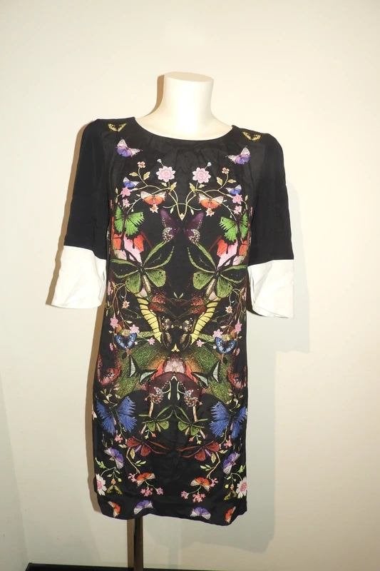 Class Cavalli beeldige jurk in kleurrijke vlinder print IT42, Kleding | Dames, Jurken, Class Roberto Cavalli, Zo goed als nieuw