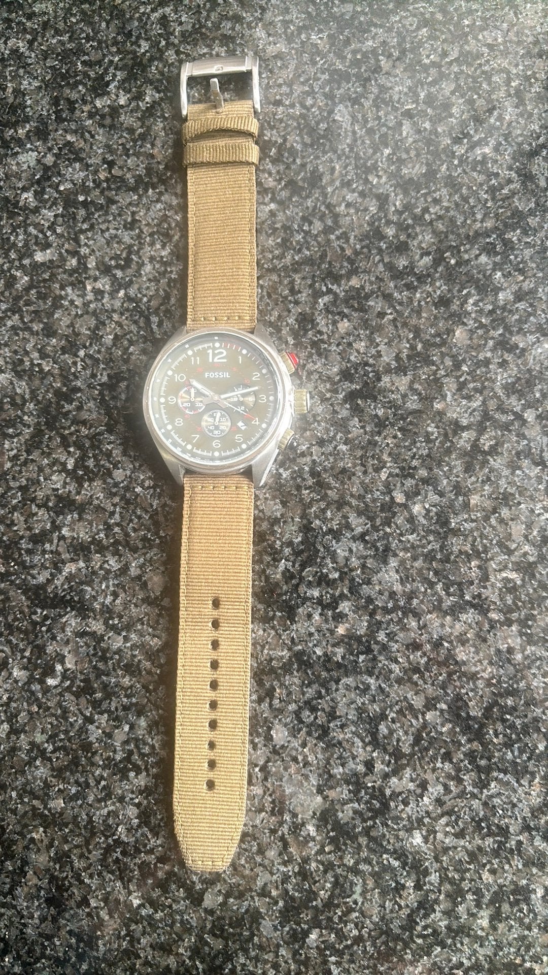 horloge Fossil heren, Sieraden, Tassen en Uiterlijk, Horloges | Heren, Ophalen of Verzenden, Zo goed als nieuw, Staal, Overige merken