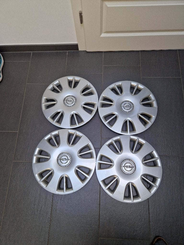 Opel 15 Inch Wieldoppen Set, Ophalen of Verzenden, Gebruikt