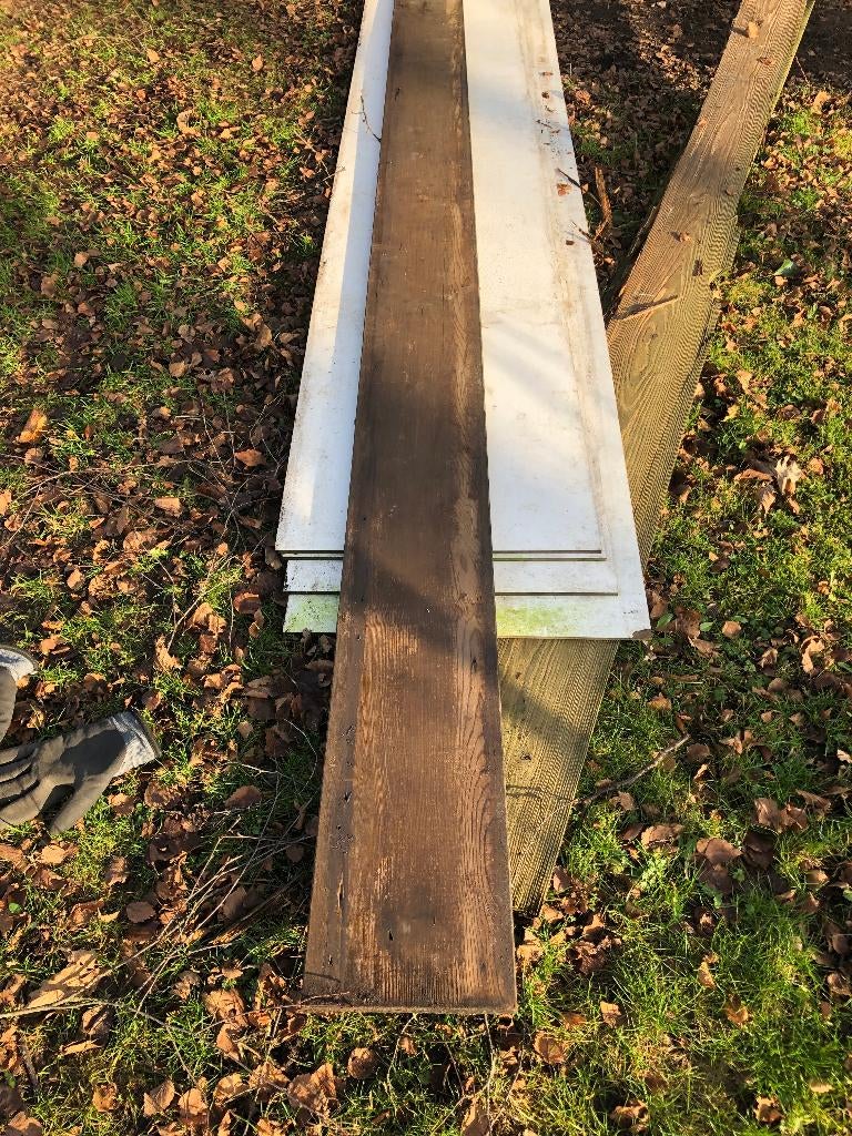 red ceder plank windveer 1 stuks, Ophalen, Gebruikt, Minder dan 25 mm, Plank