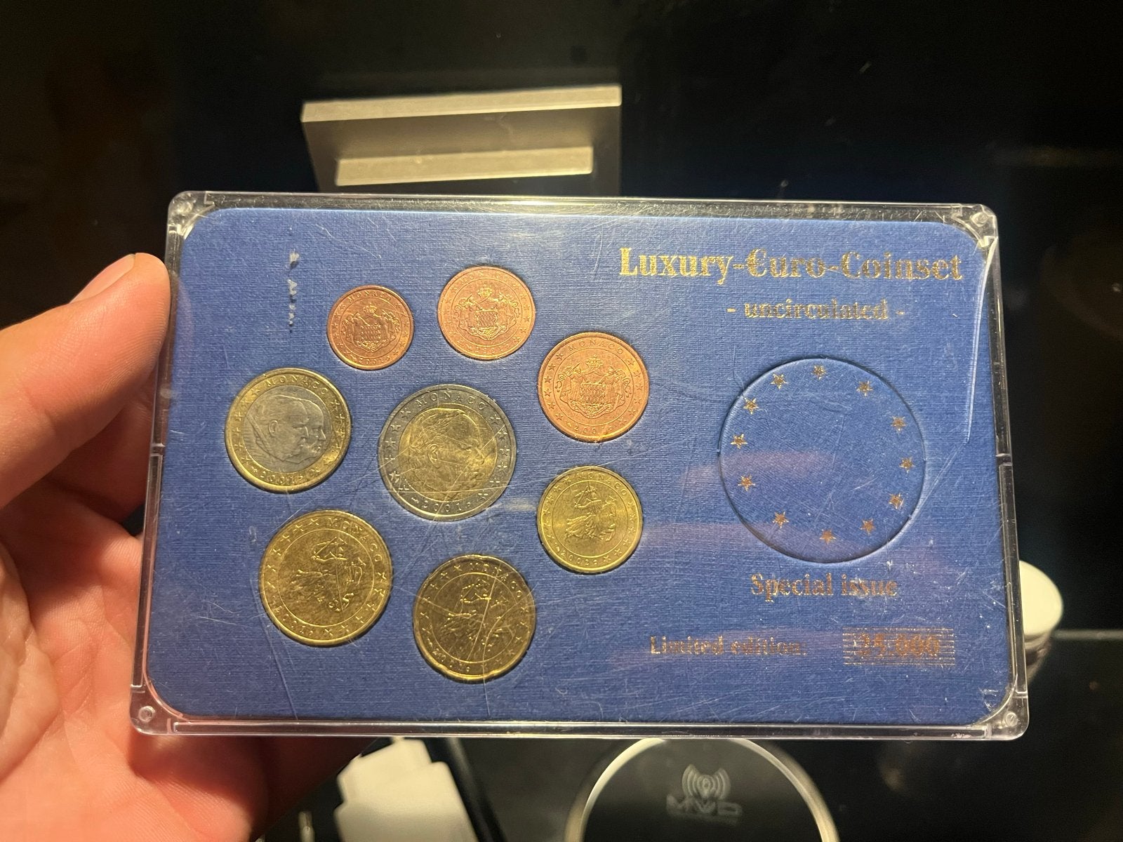 Monaco Euromuntenset 2001 - ongecirculeerd, Ophalen of Verzenden, Monaco, Overige waardes, Setje