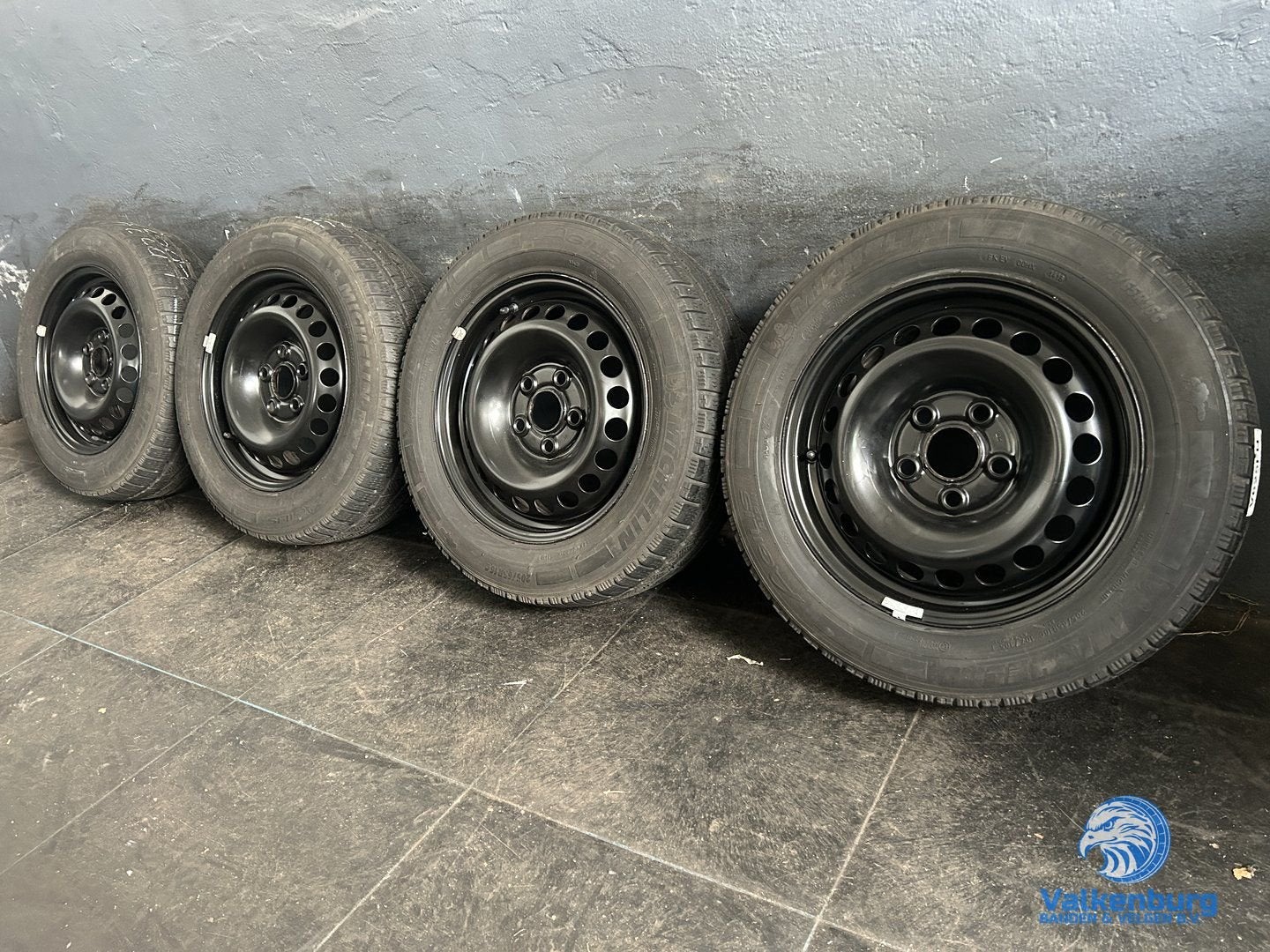 6-7mm! VW Transporter T5 GP T6 T6.1 16 inch zwarte stalen ve