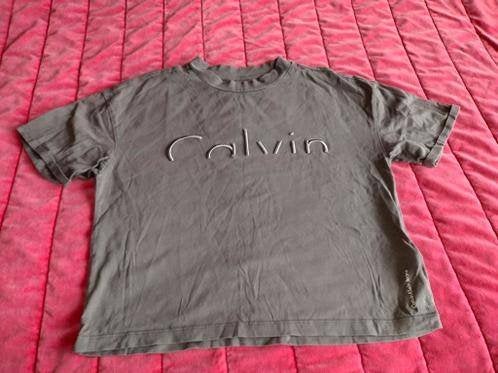 Calvin Klein T-shirt, Ophalen of Verzenden, Korte mouw, Maat 34 (XS) of kleiner, Grijs