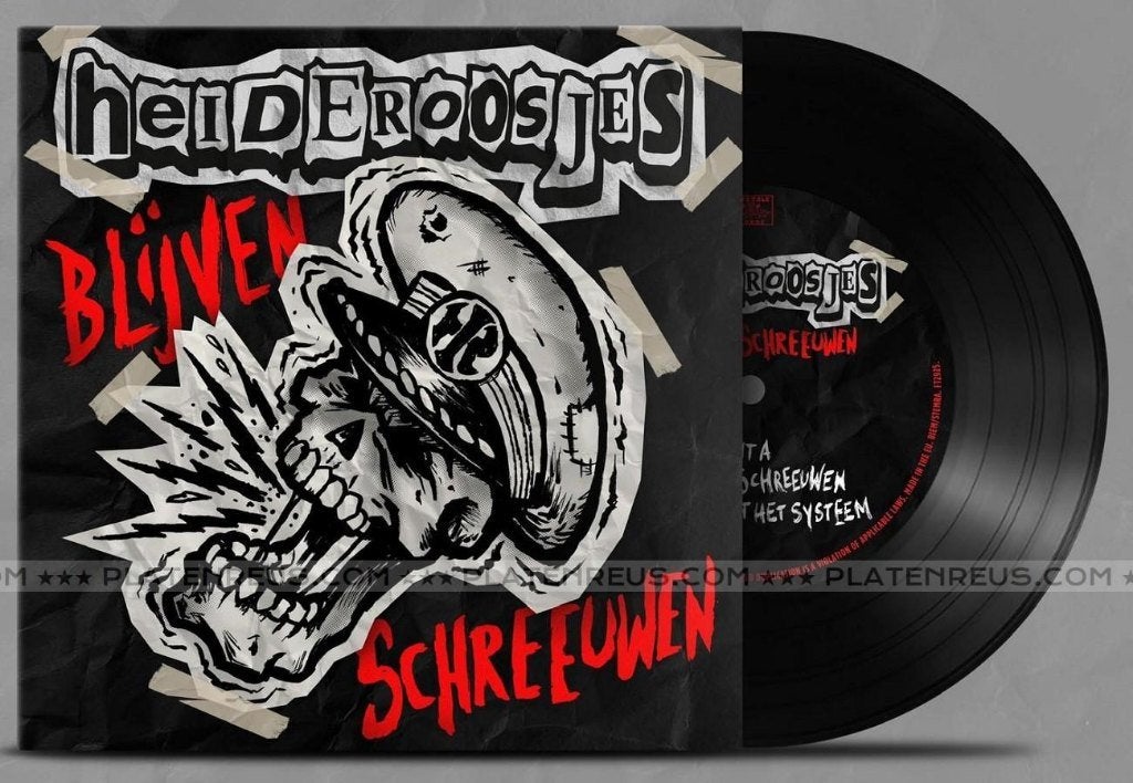Heideroosjes – Blijven Schreeuwen 7" Single Nieuw, Ophalen of Verzenden, Nieuw in verpakking, Fotohoes, 7 inch