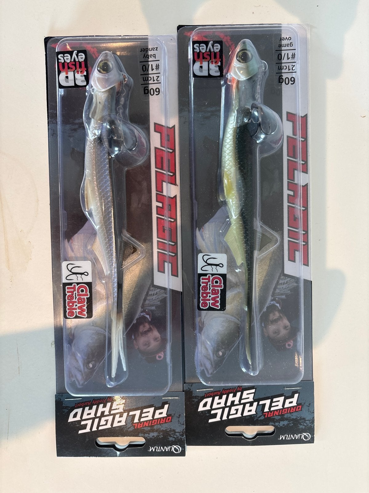 2x Quantum Pelagic Shad 21cm 60g - Nieuw in verpakking, Watersport en Boten, Ophalen of Verzenden, Nieuw, Kunstaas