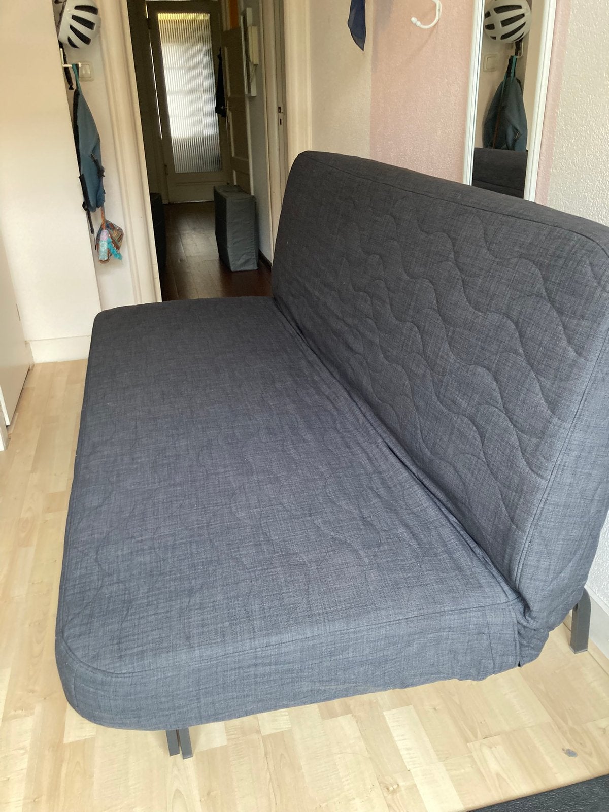 Slaapbank Ikea met binnenveringmatras, Ophalen, Zo goed als nieuw, Tweepersoons, 140 cm