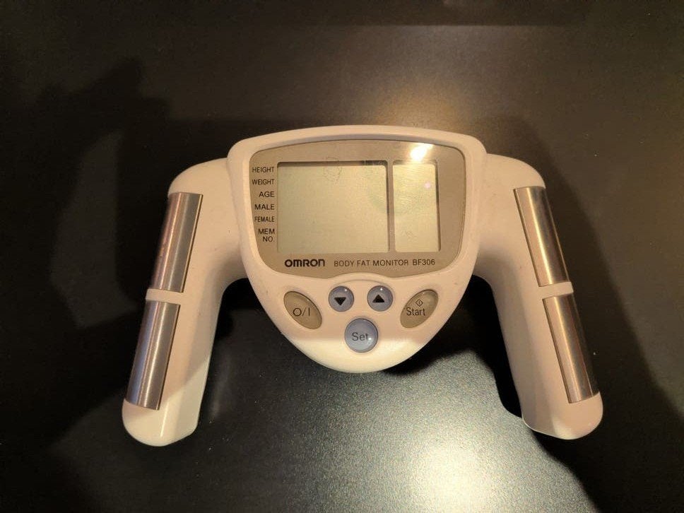 Omron BF306 Body Fat Monitor - Digitale Weegschaal, Ophalen of Verzenden, Zo goed als nieuw, Overige typen, Digitaal