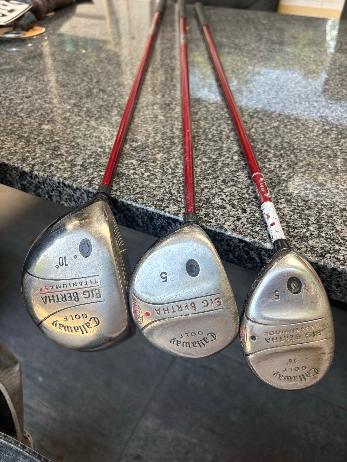 Callaway Golfset met tas - Big Bertha clubs linkshandig, Sport en Fitness, Golf, Ophalen, Gebruikt, Set, Callaway