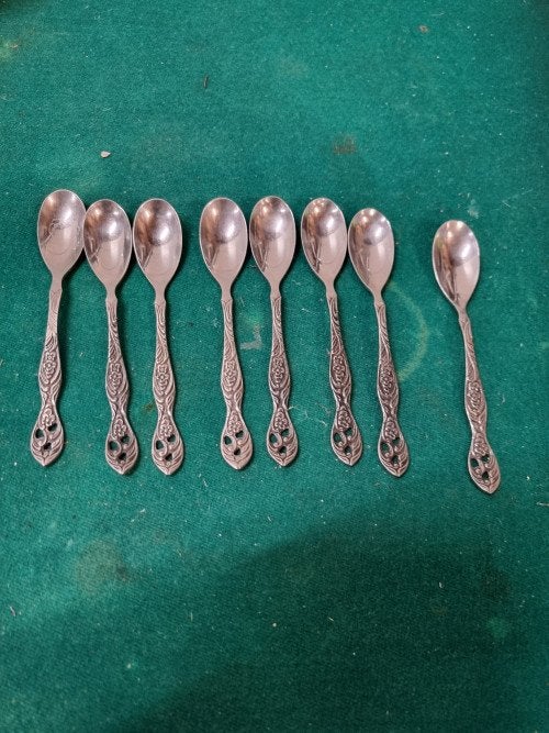 koffielepels antiek gero zlmeta 8x, Ophalen of Verzenden, 'T Olde Gre-j, Info@toldegrej.nl, Endepoelstraat 20f Didam