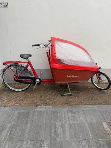 Bakfiets fietsnl roof cover (regentent), Fietsen en Brommers, Ophalen, Zo goed als nieuw, 4 kinderen of meer