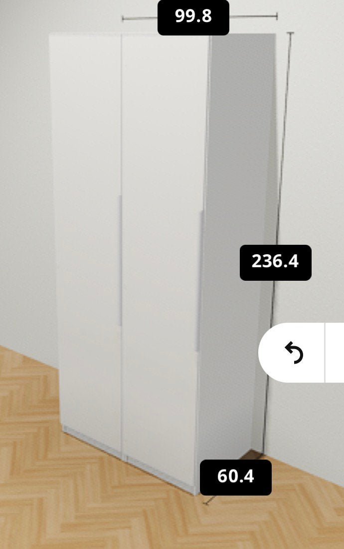 Ikea Pax, Ophalen, 200 cm of meer, 50 tot 100 cm, Zo goed als nieuw